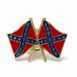 Pin>Rebel Double Flag
