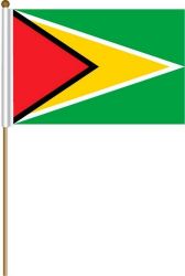12"x18" Flag>Guyana