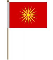 12"x18" Flag>Macedonia Old