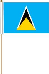 12"x18" Flag>Saint Lucia