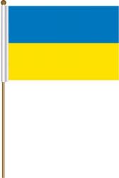 12"x18" Flag>Ukraine Pl