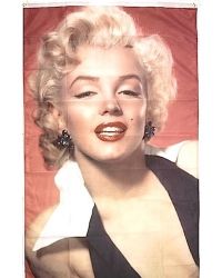 3'x5'>Marilyn Munroe Flag Banner