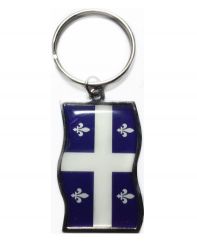 Flag Keychain>Quebec