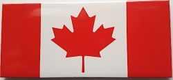 CDA Magnet>Canada Flag 12x5.5cm