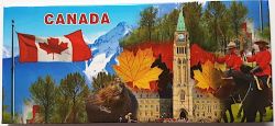 CDA Magnet>Canada Theme 12x5.5cm