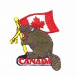 CDA Patch>Beaver Holding Flag