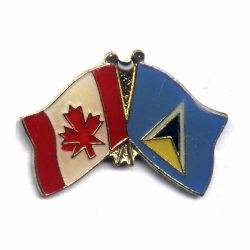 Friendship Pin>Saint Lucia