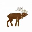 CDA Wildlife Pin>Caribou