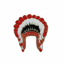 CDA Pin>Native Indian Head Dress