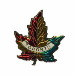 CDA Pin>Toronto Tri-Color Leaf