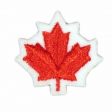 CDA Patch>Peel & stick Red M.Leaf Emb.