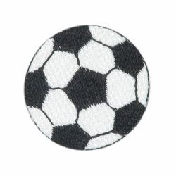 Patch>Soccer Ball Black