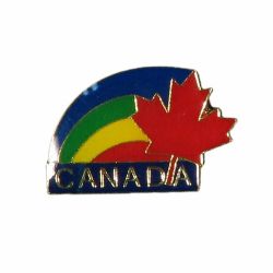 CDA Pin>Rainbow Leaf