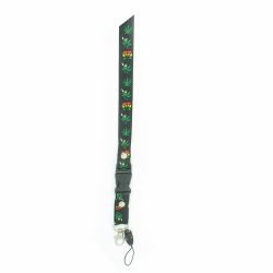 Lanyard>Marijuana Blk