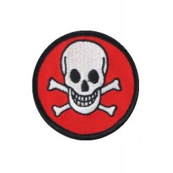 Patch>Pirate Skull+Bones Round