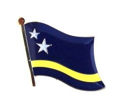 Flag Pin>Curacao