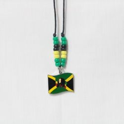 Necklace Lg>Bob Marley Jamaica