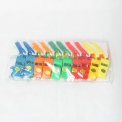 Whistles>Multi Colour 24-pk