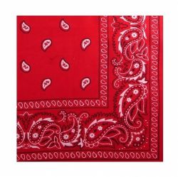 Bandana>Paisley Red