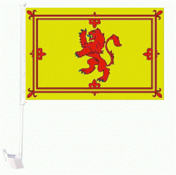 Car Flag XH>Scotland Lion