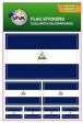 Flag Sticker>Nicaragua