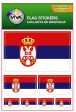 Flag Sticker>Serbia