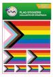 Flag Sticker>Progress Pride/Rainbow LGBTQ