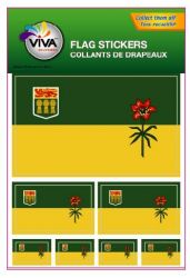 Flag Sticker>Saskatchewan