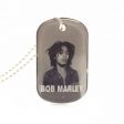 Dog Tag>Bob Marley Blk Wht