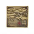 CDA Magnet 3D>Moose cutout Sil Metal