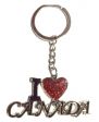 CDA Keychain>I Love Canada Shiny Heart