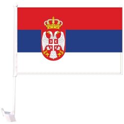 Car Flag XH>Serbia