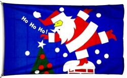 3'x5'>Christmas Santa Ho Ho Ho