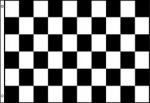 3'x5'>Checkered Blk