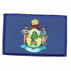 Flag Patch>Maine