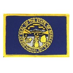 Flag Patch>Nebraska