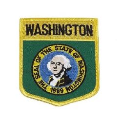 Shield Patch>Washington