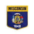Shield Patch>Wisconsin