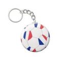 Soccer Ball Keychain>France