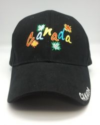 CDA Cap>Scattered Leaf Blk