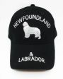Cap>Newfoundland Dog Blk