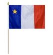 12"x18" Flag>Acadia