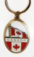 CDA Keychain>Oval Cut Flag