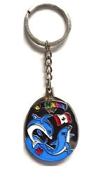 CDA Keychain>Dolphin In Oval