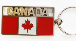CDA Keychain>Flag CANADA Heavy