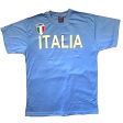 Sports Ts>Italy Gold. ITALIA print & Emb.patch