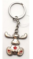 CDA>Keychain Moose Cutout Sil