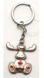 CDA>Keychain Moose Cutout Sil