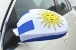 Car Wing Mirror Flag>Uruguay
