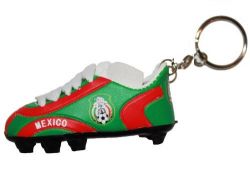 Soccer Shoe Keychain>Mexico